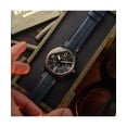 thumbnail image 4 of AVI-8 Spitfire Smith Distressed Blue Leather Strap Blue Dial Automatic AV-4090-05 Men's Watch, 4 of 5