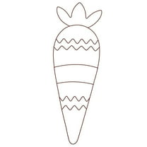 QianGlow 20 Inch Carrot Wreath Shape Wire Frame for DIY Floral Arrangement Christmas Halloween Easter Home Door Wall Decor,color