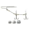 thumbnail image 3 of jinwen Fishing Treble Hooks Rigs Fishing Screw Rig with Screw Pin for Perch Fishing S, 3 of 9