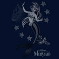 thumbnail image 2 of Men's The Little Mermaid Ariel Grayscale  Pull Over Hoodie, 2 of 4