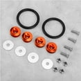 thumbnail image 4 of Gorgeri 4 Colors  Quick Release Fasteners Rubber Rings Kit For Car Bumper Trunk Mud Guard LidAluminum Alloy, 4 of 7