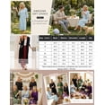 thumbnail image 3 of KISSGAL Women Zipper Front Robes 3/4 Sleeve Housecoat Full Length Loungewear Dress with Pocket Long Nightgown Sleepwear Bathrobes, 3 of 4