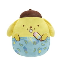Squishmallows Child's 10 inch Sanrio Ocean Party Series Yellow Plush Pompompurin Beach)