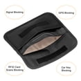 thumbnail image 4 of Unique Bargains Faraday Bag, 2Pcs RFID Signal Blocking Pouch Clamshell 7.87 Inch Anti-Radiation Anti-Tracking Anti-Spying, Black, 4 of 5