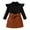 Black, variant on Povozer Toddler Girl Fall Outfits Toddler Girls Ruffles Long Sleeve Ribbed Knitted Turtleneck T Shirt Tops Solid Bow Tie Skirt Outfits,Size 3-4 Years,White