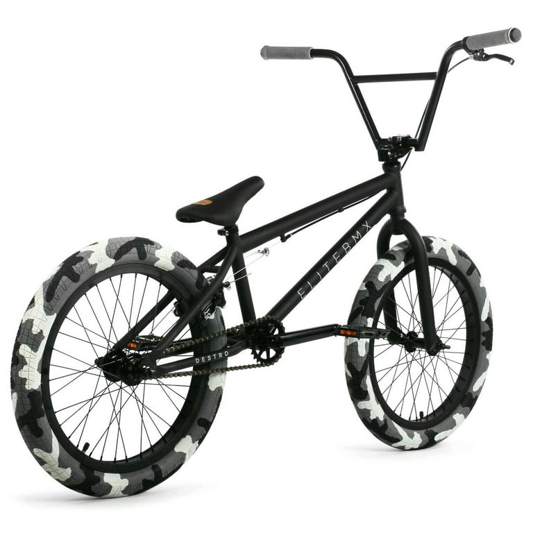 Elite BMX Unisex 20'' Destro Bicycle, Black/Camo/Purple - Walmart.com