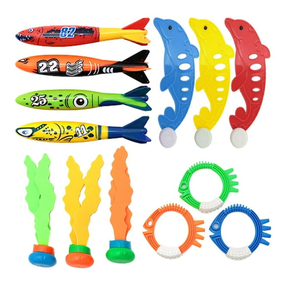 Juego de juguetes de buceo en piscina para Palos de buceo Piscina 13 piezas Zulema Juguetes de piscina