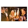 thumbnail image 4 of Novelties Sparkling Gold Party / Birthday Candle Set, 12 Pcs, 6 inch each, 4 of 4