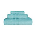 thumbnail image 2 of Superior Ultra Soft Cotton Solid 3-Piece Towel Sets, Cyan, 2 of 8