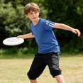 thumbnail image 4 of Muscularfit Pullover Boys Tshirts Summer Shirts Boys Athletic Shirts Short Sleeve T Shirt Blue Crew Neck Graphic Tees Big Brother Shirt,13-14 Years, 4 of 9