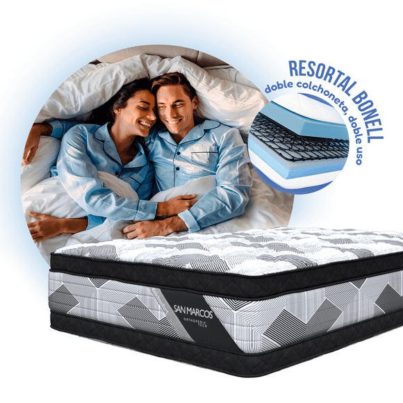 Colchón Ortopedico Colchonfort San Marcos Queen Size 34 cm