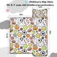 thumbnail image 5 of Baseball Football Pattern Toddler Nap Mats for Kids Preschool,Sleeping Mat Bag or Kids,Toddler Sleeping Bag,Toddler Nap Mat or Daycare, 5 of 6