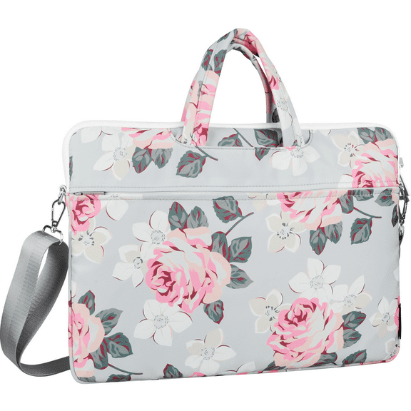 Laptop Tote Bags for Women 15.6 inch Laptop,AILKIN Laptop Sleeve Carrying Case Briefcase Messenger Shoulder Tote Bag Computer Laptop Crossbody Shoulder 16" Laptop Bags for Women,Business,Office,Pink