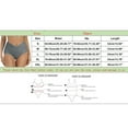 thumbnail image 2 of ASFGIMUJ Women Vintage Waistband High Waist Bikini Bottom Swimwear Briefs Bikini Bottom Side Tie Thong Bathing Swimbottom, 2 of 7