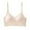 Beige, variant on Sngxgn Womens Satin Full Coverage Bra,S upport Underwire Bra(White,M)