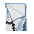 thumbnail image 2 of Train Soft Flannel Fleece Blanket, Retro Inspired Illustration of Vaporous Vehicle and Mountain Travel Adventure Theme, Cozy Plush for Indoor and Outdoor Use, 50" x 70", Multicolor, by Ambesonne, 2 of 5
