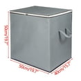 thumbnail image 3 of PRETXORVE Non-woven Zipper Storage Moving Quilt Storage Basket Travel Large-capacity Storage, 3 of 6