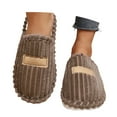 thumbnail image 3 of KANG Cozy Slippers And Stylish Indoor Stripe Slippers For Couples Warm And Comfortable Home Footwear, 3 of 7