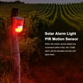 thumbnail image 2 of Luz de Alarma Solar Sensor de Cuerpo Humano Sirena Repelente de Animales Eccomum Luz del sensor de movimiento, 2 of 7