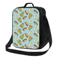 thumbnail image 1 of Fotbe Hot Dog Pizza Lonchera Bolsa de Almuerzo para Hombres y Mujeres, Lonchera de Gran Capacidad, Bolsa de Almuerzo Reutilizable, Bolsa Térmica Aislante, 1 of 7
