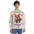 thumbnail image 4 of Back to School Cute Corgi All Over Print 3D Sweatshirt Unisex Merch Welsh Corgi Dog Lover Gifts Idea - 13010, 4 of 6