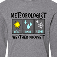 thumbnail image 4 of Inktastic Meteorologist Weather Prophet Long Sleeve T-Shirt, 4 of 5