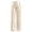 Beige, variant on Women's Wide Leg Wedding Party Satin Casual Dress Nightout Pants Long Trouser, Loose Comfort Fit Straight Leg Design