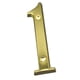 thumbnail image 5 of Números de puerta de metal dorado antiguo 1, 2, 3, 4, 5, 6, 7, 8, 9, 0 Numeral NUEVO Numero 1, 5 of 6