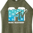 thumbnail image 3 of MTV - Snowflakes  - Juniors High Neck Tank Top, 3 of 5