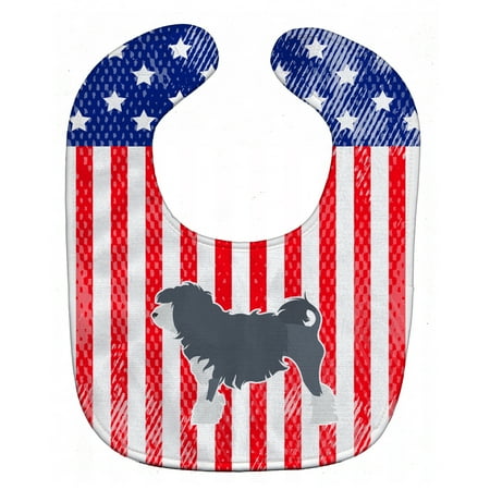 

Carolines Treasures BB3335BIB USA Patriotic Lowchen Baby Bib 10 x 13 multicolor