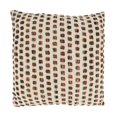 thumbnail image 1 of Saro 2399.BR20SC 20 in. Woven Square Throw Pillow Cover, Brown, 1 of 1