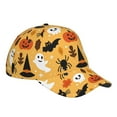 thumbnail image 3 of Daiia Happy Halloween print Baseball Cap Men Women Golf Dad Hat Adjustable Original Classic Low Profile Hat Unconstructed Plain Cap, 3 of 9