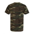 thumbnail image 4 of Adult Woodland Camouflage Short Sleeve T-Shirt , Green Woodland , XL, 4 of 6