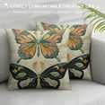thumbnail image 3 of ONETECH Boho Colorful Butterfly Throw Pillow Cover , Butterfly Lover Gifts for Home Girls Room Bedroom Decor, 3 of 5
