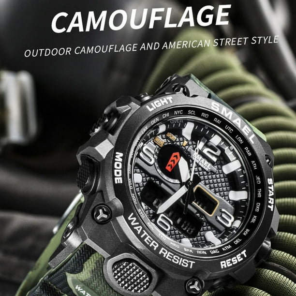 Smael on sale camo watch