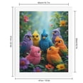 thumbnail image 2 of Paint By Numbers Kit for Adults Beginner - DIY Colorful Cartoon Birds Gathering Canvas Painting Kits for Adults, Frameless Paint By Number for Adults for Home Wall Decor 16x20 Inch, 2 of 7