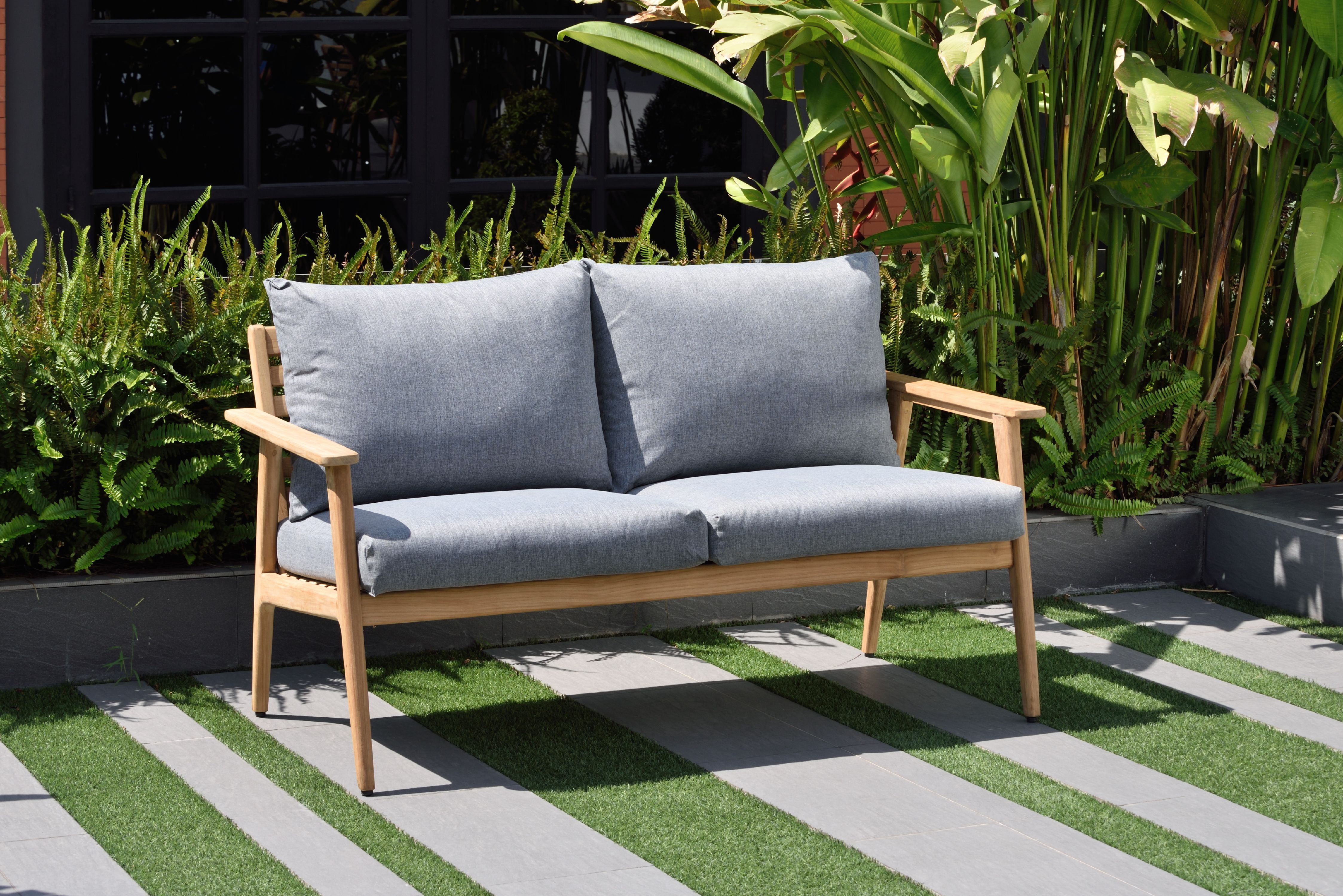 Weather resistant Teak Outdoor Sofa