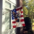 thumbnail image 2 of Carolines Treasures CK6674CHF Ratonero Valenciano Dog American Canvas House Size Outdoor-Flags, Multicolor, 2 of 4