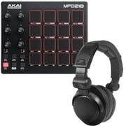 Akai Professional MPD218 Pad Controller with Collapsible Headphones Package
