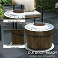 thumbnail image 5 of Topcobe Portable Magnesium Oxide Fire Pit, Backyard Bonfire Stove for Patio, Picnics & Outdoor Fun, 5 of 7