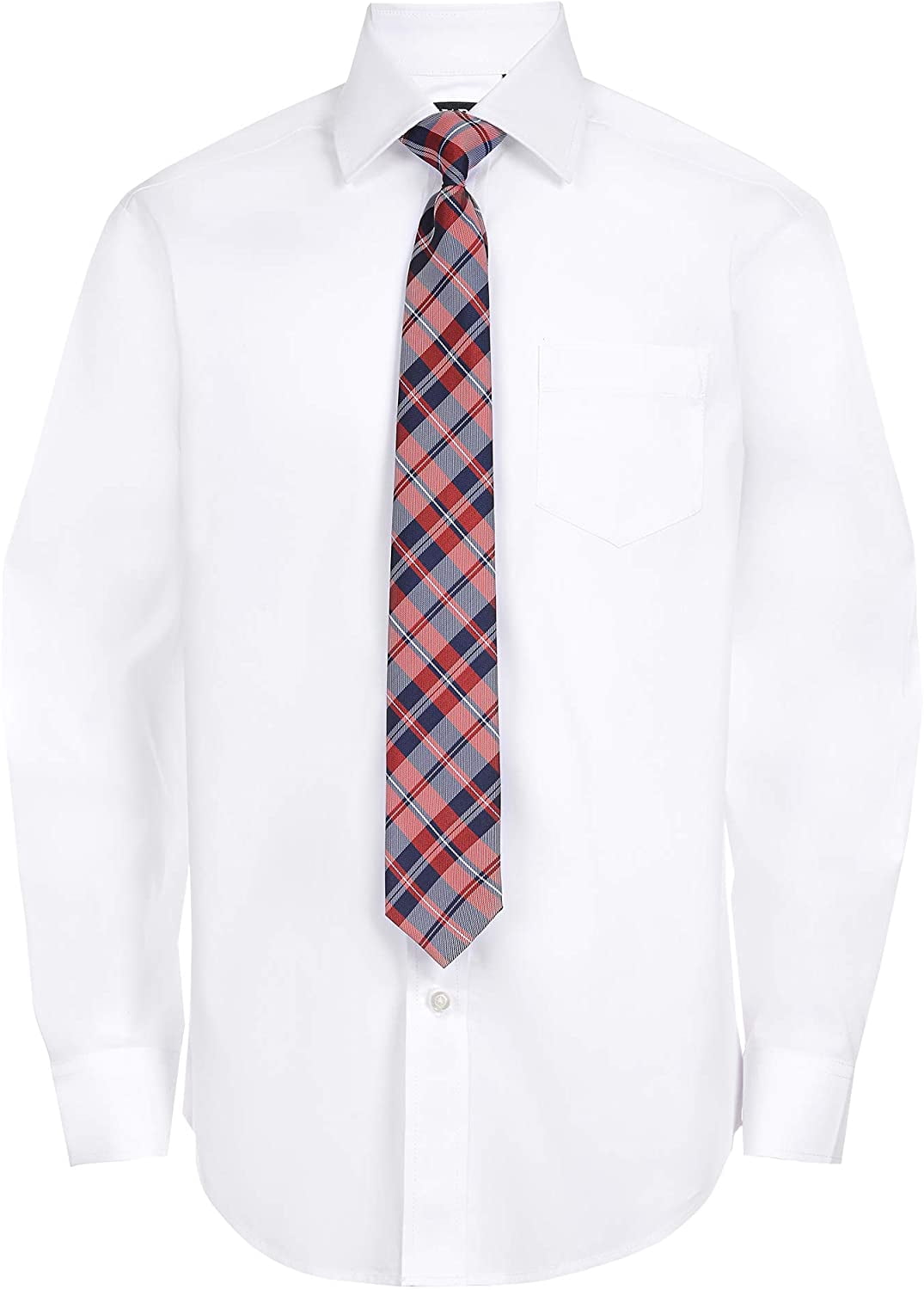 Chaps Boys Long Sleeve Dress Shirt with 