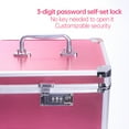 thumbnail image 6 of Combination Lock Box, Security Lock Boxes for Documents, Valuables, Medicine & Money-Rose, 6 of 10