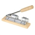 thumbnail image 2 of Mechanical Walnut Cracker Nut Opener Kitchen Tools Desktop Wood Base & Handle, 2 of 14