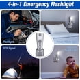 thumbnail image 7 of 3 Pack 4 in 1 LED Emergency Lights for Home Power Failure, Rechargeable Plug in Flashlight Motion Sensor Night Light, Automatic Turn On Power Outage Light for Home Hurricane Supplies (Silver), 7 of 7