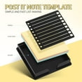 thumbnail image 3 of Beaupretty Sturdy Black Memo Pad Holder with Organizing Templates for Office 1Set, 3 of 8