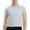 Light Blue, variant on Bibifish Women's Tees Solid Cropped Backless Knotted T Shirts Breathable Stretchy Slim Tshirts For Yoga Fitness Tennis Running