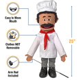 thumbnail image 3 of Chef Luigi 25 Pouces, Corps Entier, Style Ventriloque Puppet, 3 of 5