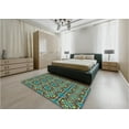 thumbnail image 4 of Ahgly Company Indoor Square Patterned Eggplant Purple Area Rugs, 5' Square, 4 of 6