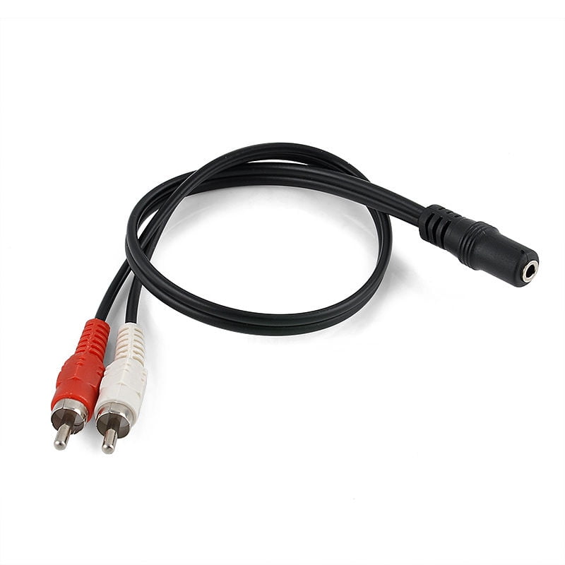 axGear 3.5mm Female To 2 RCA Male Y 