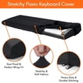 thumbnail image 3 of Funda antipolvo para teclado de piano, 88 teclas, para Yamaha y Casio, 3 of 8
